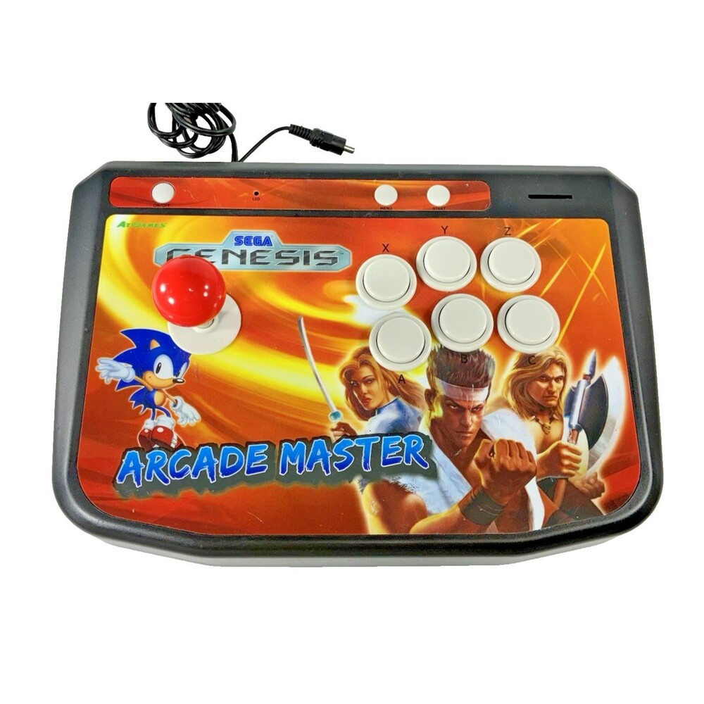 Sega Genesis Arcade Master Plug & Play Atgames 26 Preloaded Games Untested
